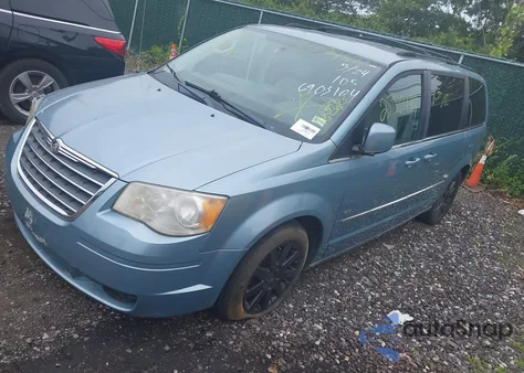 2009 Chrysler Town & Country Touring из США, поврежденный, VIN 2A8HR54139R634990